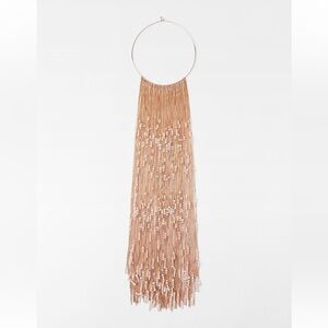 Pearl cascade maxi necklace